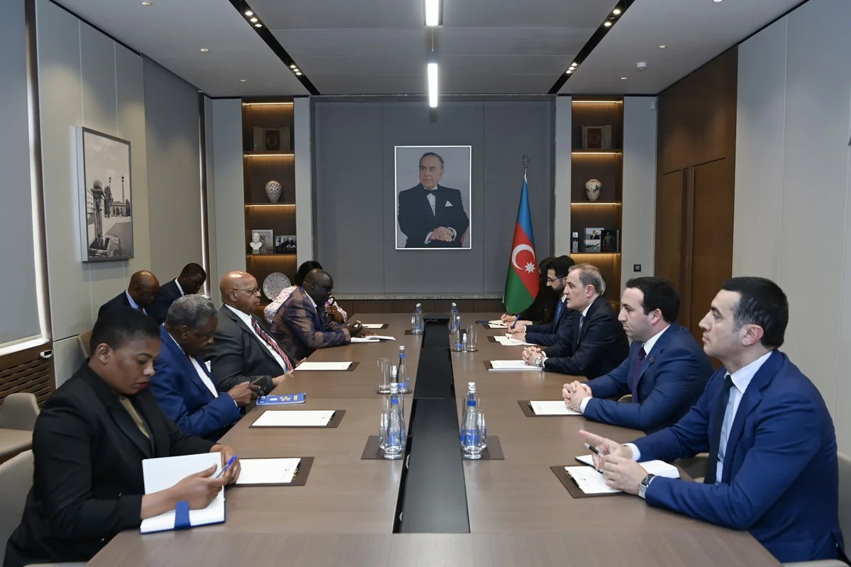 Ceyhun Bayramov Zimbabve Milli Assambleyasının sədri Yakob Mudendanın başçılıq etdiyi nümayəndə heyəti ilə görüşüb