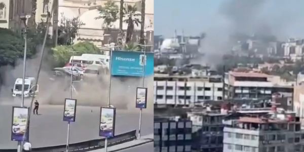 Makronun qaldığı otelin yaxınlığında iki partlayış olub: