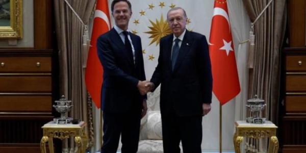 Ərdoğan NATO sammiti ərəfəsində Rütte ilə görüşüb