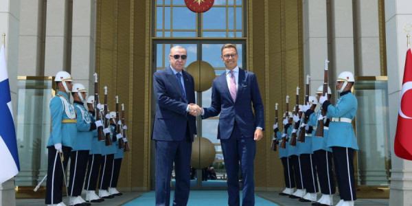 Ərdoğan Ankarada Finlandiya Prezidentini qəbul edib