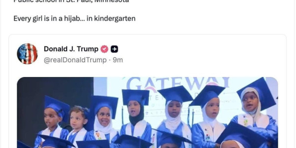 Tramp İslama və hicablı qızlara qarşı açıq şəkildə nifrətini ifadə etdi