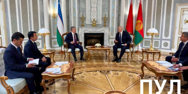 Lukaşenko və Mirziyoyev Minskdə danışıqlara başlayıblar