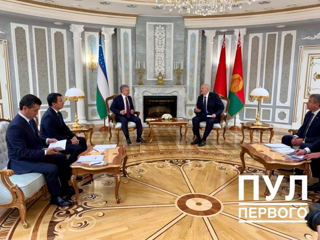 Lukaşenko və Mirziyoyev Minskdə danışıqlara başlayıblar
