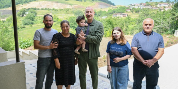 Prezident İlham Əliyevin sosial media hesabında Şuşanın Kiçik Qaladərəsi kəndindən videoçarx paylaşılıb