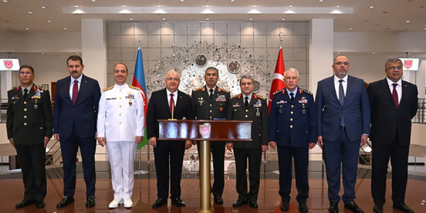 Zakir Həsənov Ərdoğanla birlikdə kursantların buraxılış mərasimində iştirak edib