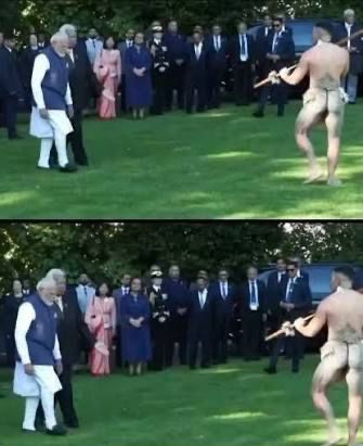 Modi Yeni Zelandiyada haka rəqsi ilə qarşılandı