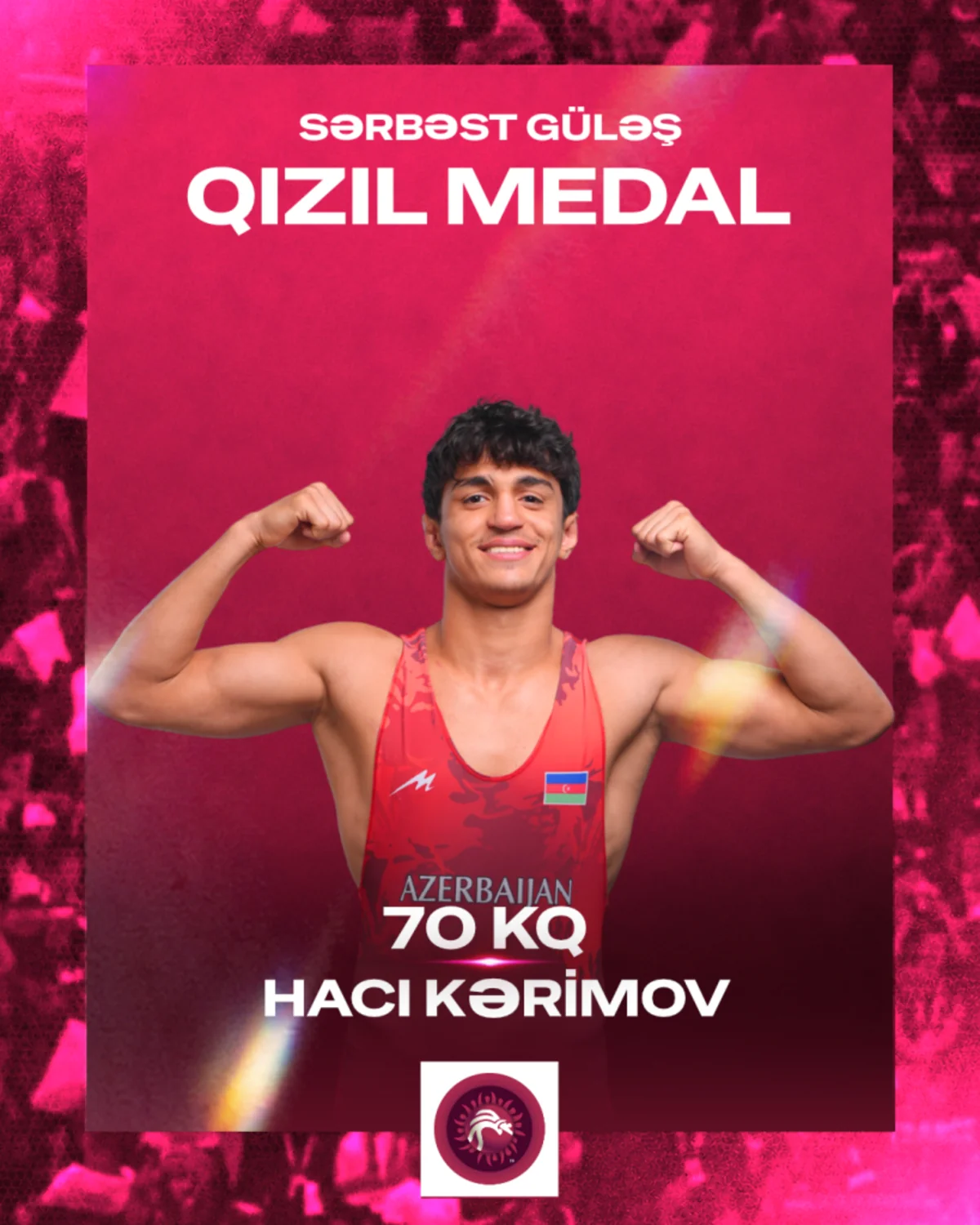 Azərbaycan güləşçisi Hacı Kərimov Avropa çempionu olub