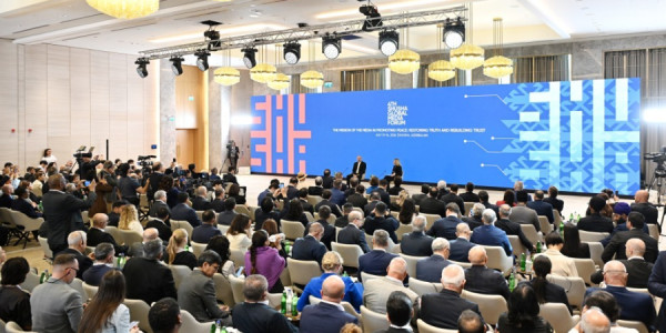 İlham Əliyev: Azərbaycan və Rusiya münasibətləri normallaşdırıb və müsbət dinamikaya malikdir