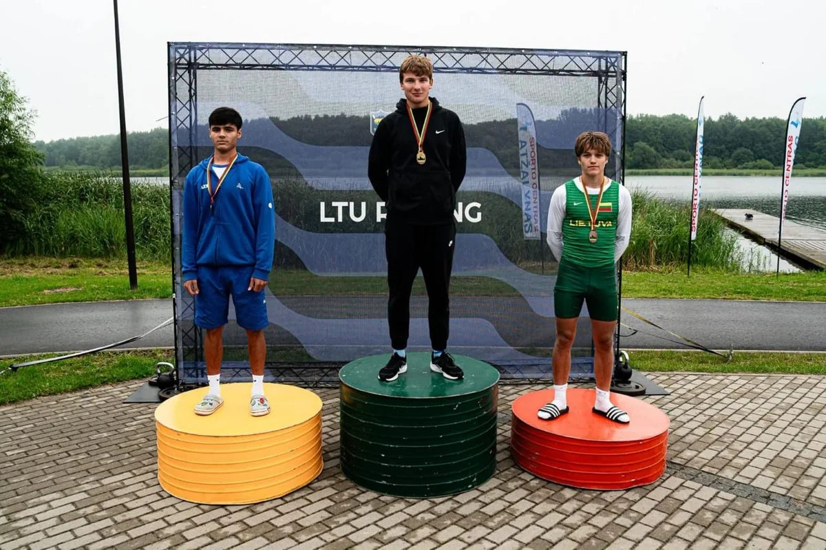 Azərbaycan avarçəkəni Azər İlyasov Litvada gümüş medal qazanıb