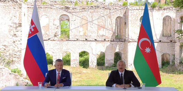 Azərbaycan Prezidenti: Slovakiya Qarabağın bərpasında fəal iştirak edir