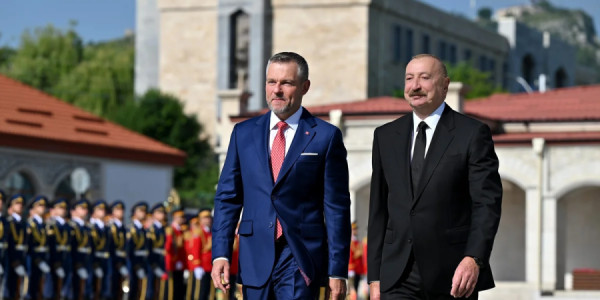 Peter Pelleqrininin Şuşada rəsmi qarşılanma mərasimi olub