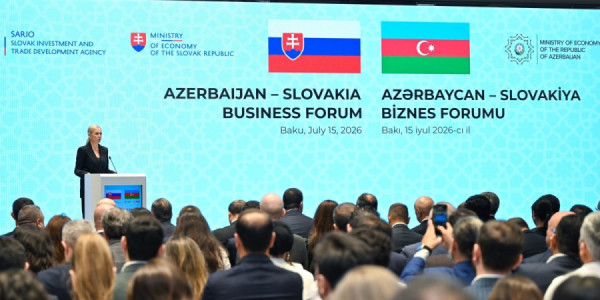 Bakıda Azərbaycan-Slovakiya biznes forumu keçirilib