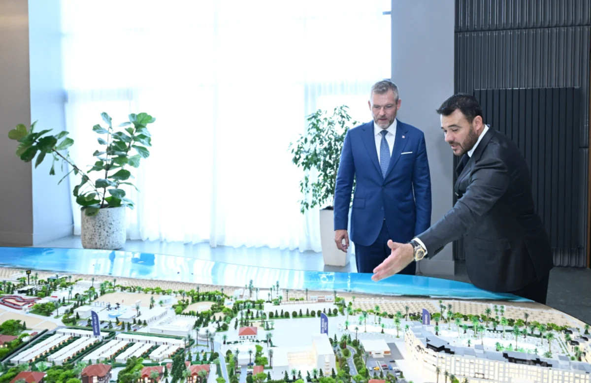 Slovakiya Prezidenti "Sea Breeze"lə tanış olub