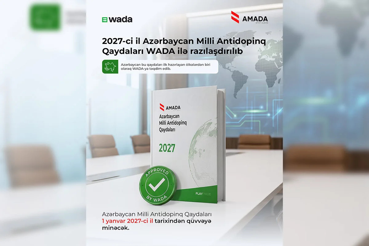 Azərbaycanın 2027-ci il üçün Milli Antidopinq Qaydaları layihəsi WADA ilə razılaşdırılıb