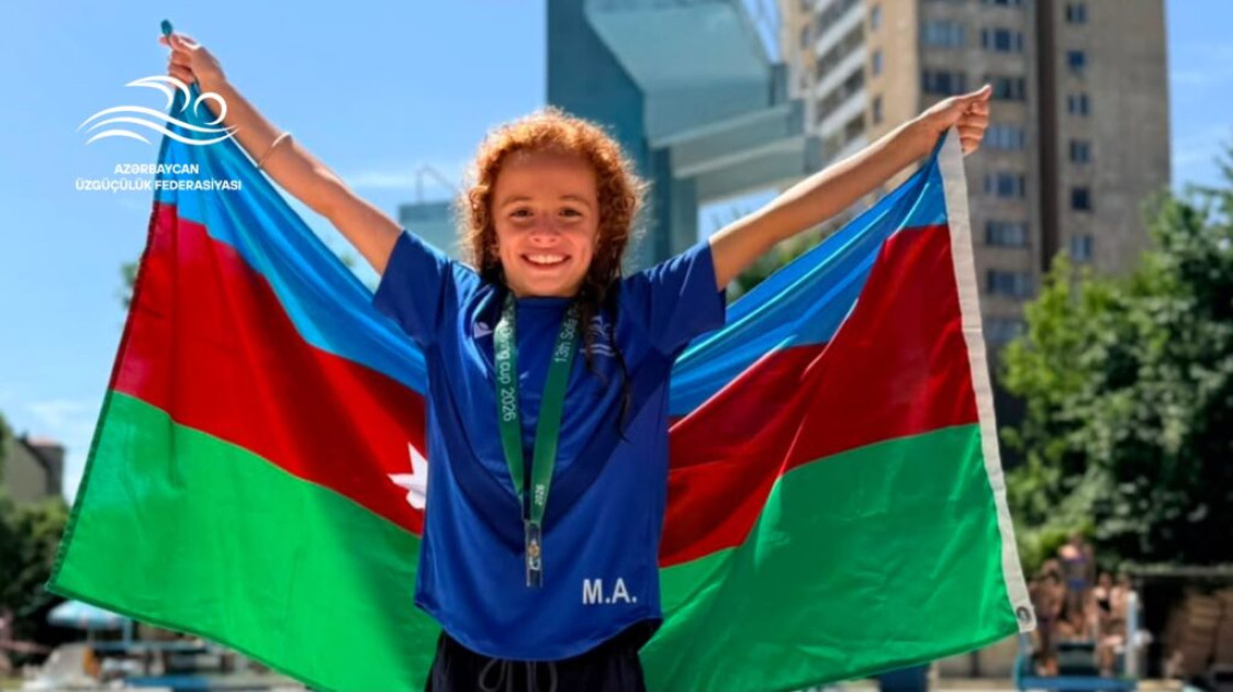 Azərbaycan üzgüçüsü Sofiyada gümüş medal qazanıb