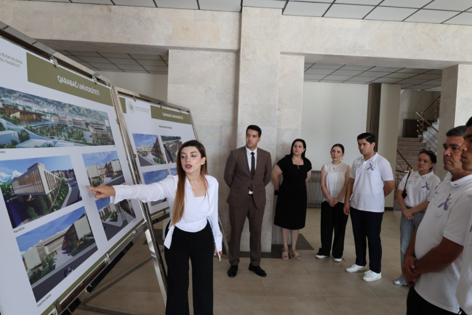 “Azərbaycan Mədəniyyətinin Yay Məktəbi” layihəsi iştirakçılarının Qarabağa səfəri yekunlaşıb