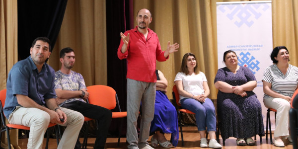 “Regionlarda peşəkar teatr dərsləri” layihəsi çərçivəsində Qusarda ustad dərsi keçirilib
