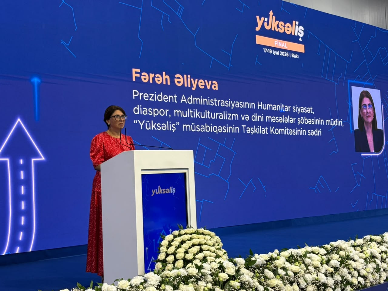 “Yüksəliş” uğurlu insanların müsabiqəsidir - Fərəh Əliyeva