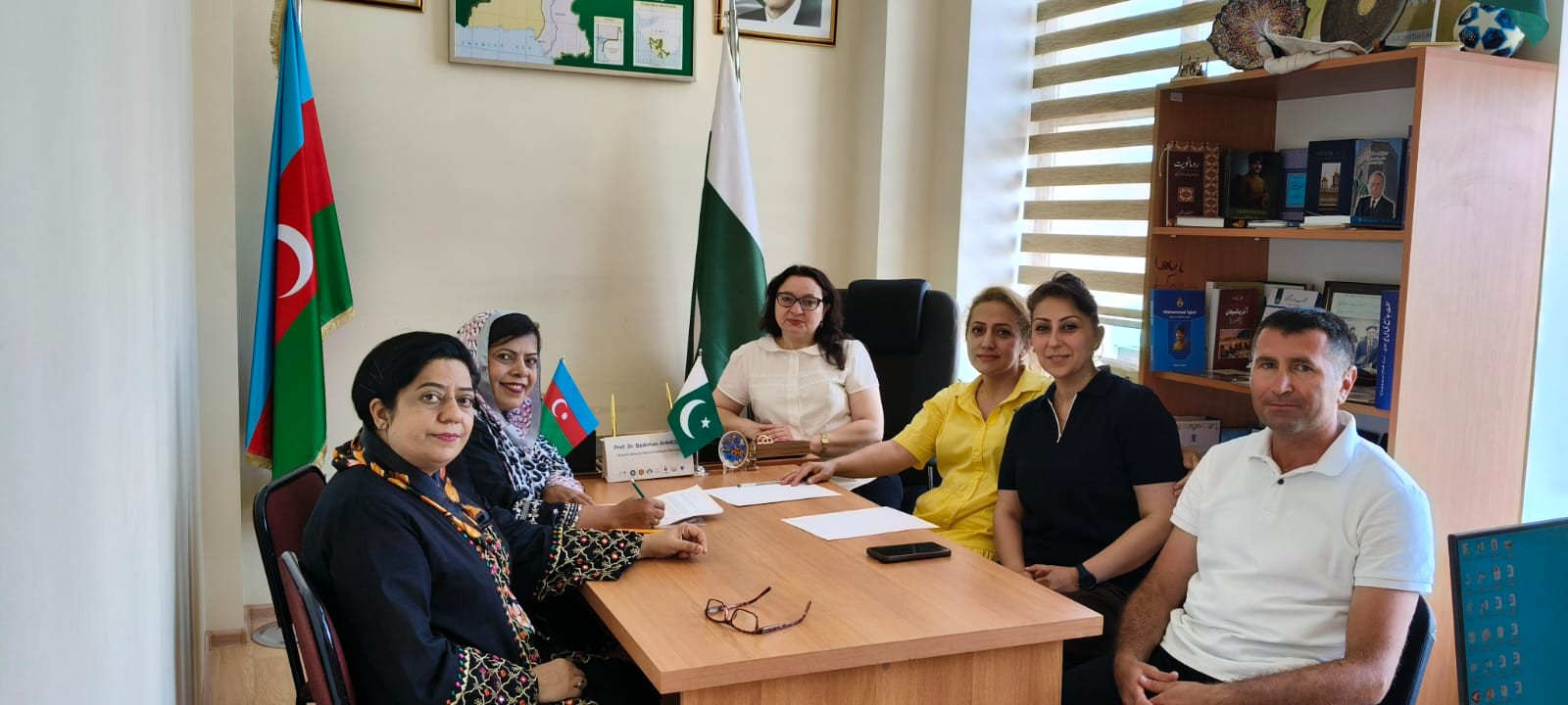 AMEA-da pakistanlı alimlərlə görüş keçirilib