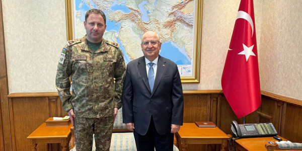 MN-nin Hərbi Polis İdarəsinin nümayəndə heyəti Yaşar Gülərlə görüşüb