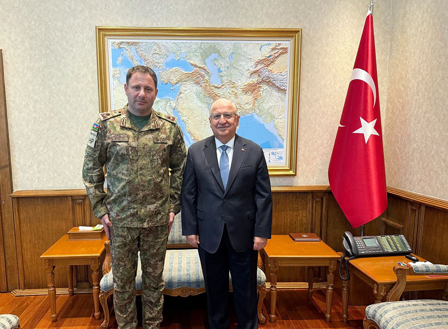 MN-nin Hərbi Polis İdarəsinin nümayəndə heyəti Yaşar Gülərlə görüşüb