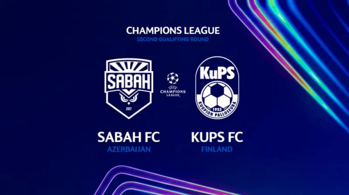 Çempionlar Liqası: "Sabah" - "KuPS" oyunu başlayıb