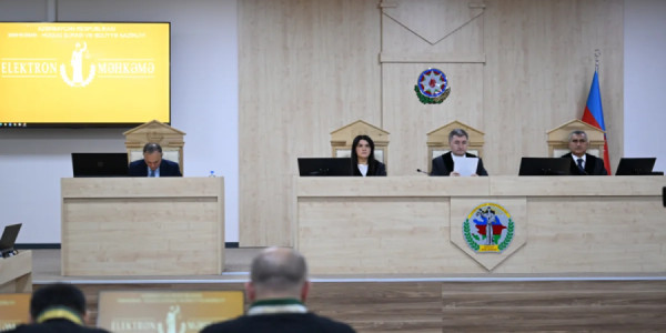 Ermənistan vətəndaşlarının şikayətləri üzrə apellyasiya məhkəməsi dövlət ittihamını müdafiə edən prokurorların çıxışları ilə davam etdirilib