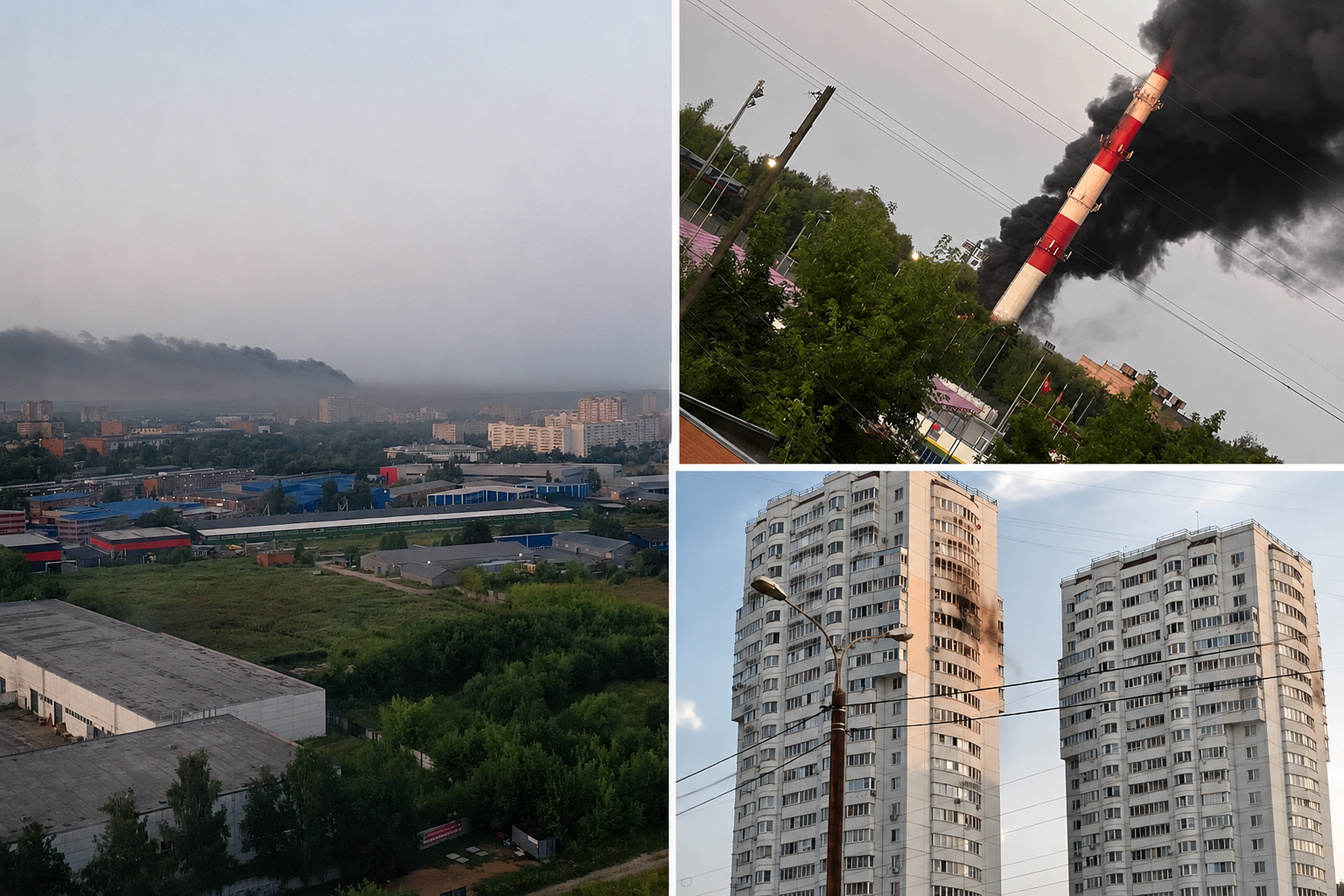 Ukrayna dronları Moskva vilayətinə hücum edib