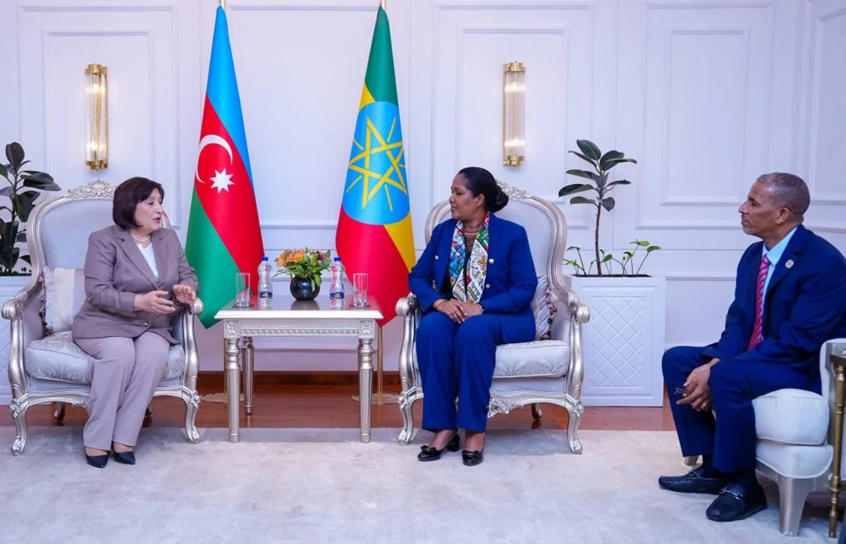 Sahibə Qafarova Efiopiyaya gedib