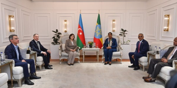Sahibə Qafarova Efiopiyaya səfərə gedib