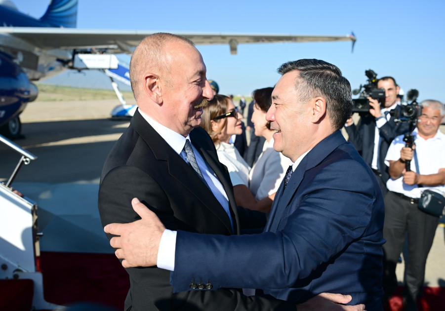 Prezident İlham Əliyev Qırğızıstanda səfərdədir