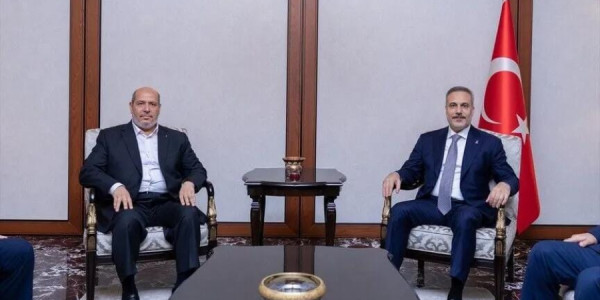 Türkiyənin XİN başçısı HƏMAS-ın yeni siyasi büro rəhbəri ilə görüşüb