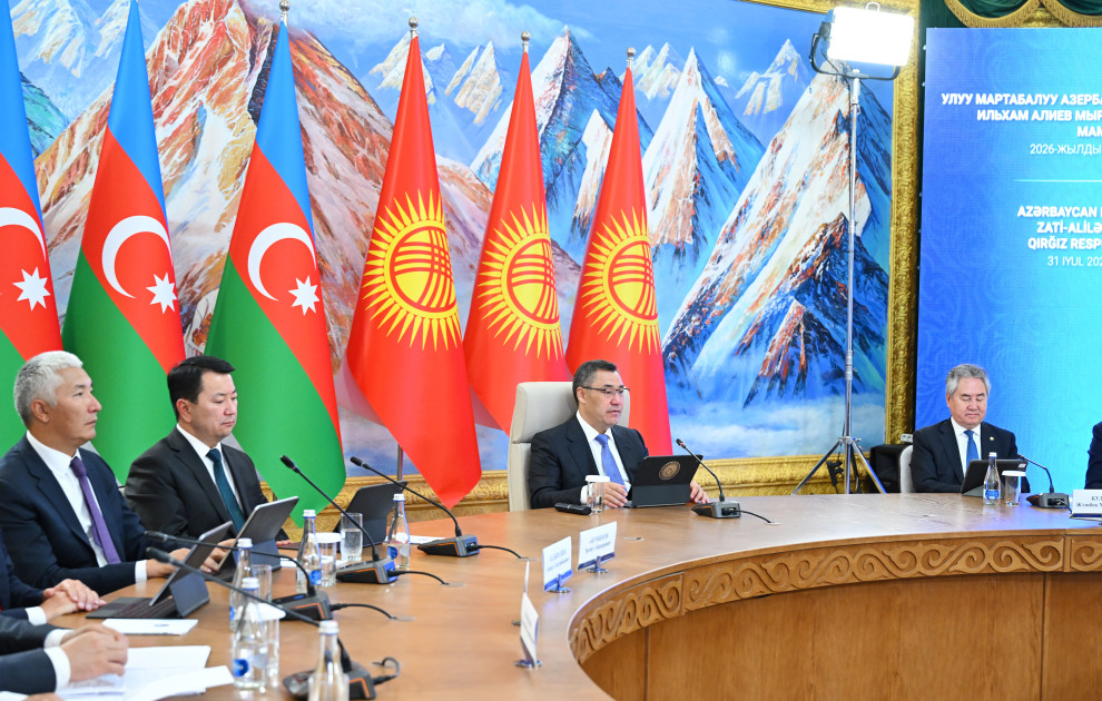 Qırğızıstan Prezidenti: Azərbaycan regionda sülhün və sabitliyin təmin edilməsində mühüm rol oynayır