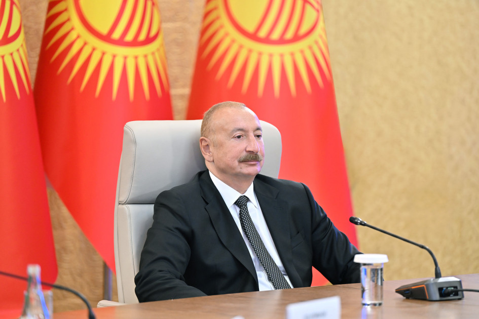Prezident İlham Əliyev Qarabağın bərpasında köməyə görə Qırğızıstana təşəkkür edib