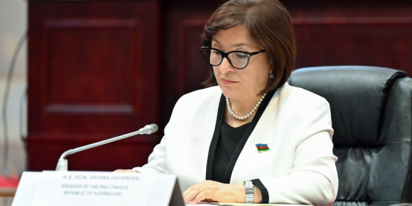 Sahibə Qafarova Milli və Regional Parlamentlərin Sədrlərinin Konfransında iştirak edib