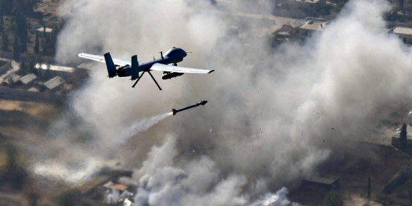 Rusiyada avtobusa dron zərbəsi: yaralalılar var