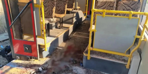 Ukrayna ordusu işçi avtobusunu vurub: 1 nəfər öldü