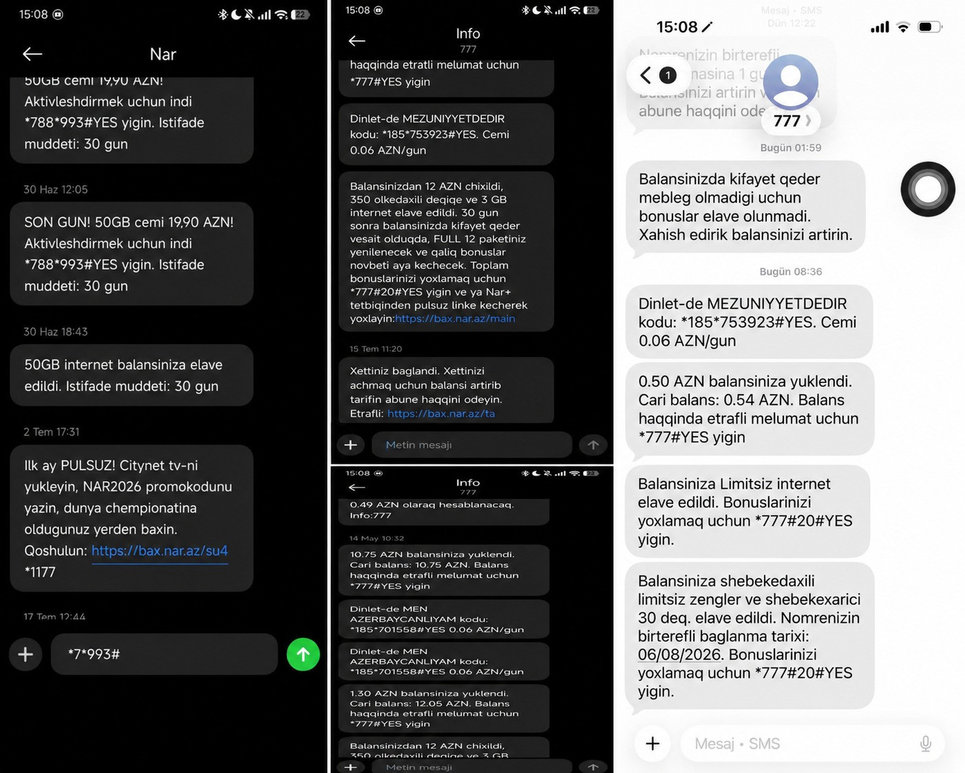 "Nar mobile" Azərbaycan dilinin qaydalarını pozur