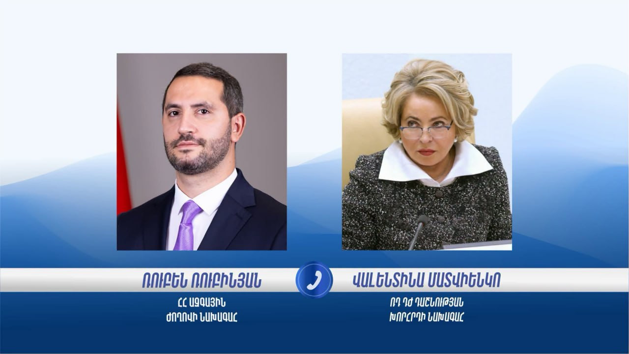 Rubinyan Matviyenkoya ixrac məhdudiyyətlərindən narahatlığını çatdırıb