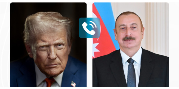 İlham Əliyevlə Donald Tramp arasında telefon danışığı olub