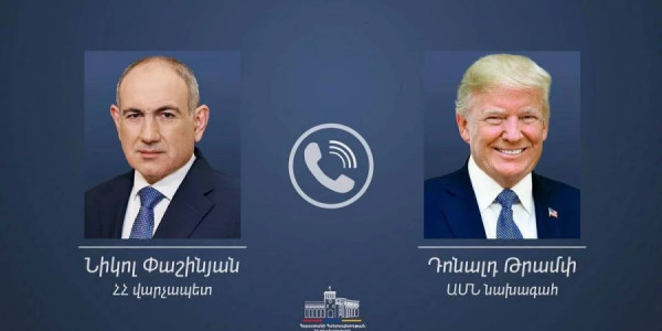 Paşinyan və Tramp TRIPP layihəsinin icrasının cari vəziyyətini müzakirə ediblər