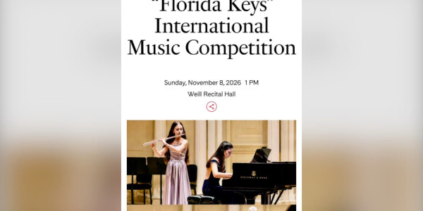 "Florida Keys" Beynəlxalq Musiqi Müsabiqəsi gənc istedadlara beynəlxalq səhnəyə yol açır