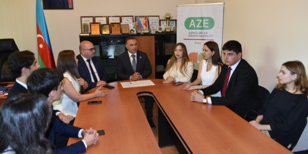 Yasamal rayonunda “Azərbaycan gəncliyi beynəlxalq aləmdə” mövzusunda