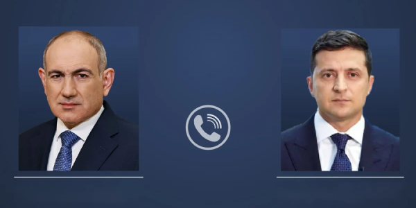 Paşinyan və Zelenski regiondakı vəziyyəti müzakirə ediblər