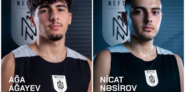 "Neftçi" basketbolçuları Nicat Nəsirov və Ağa Ağayevin müqaviləsinin müddətini uzadıb