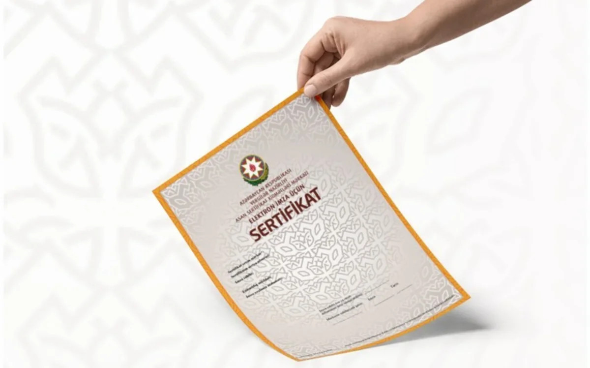 Azərbaycanda 7 ayda 273 minə yaxın "ASAN İmza" sertifikatı verilib