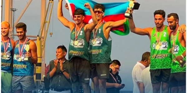 Azərbaycanın çimərlik voleybolçuları beynəlxalq turnirin qalibi olublar