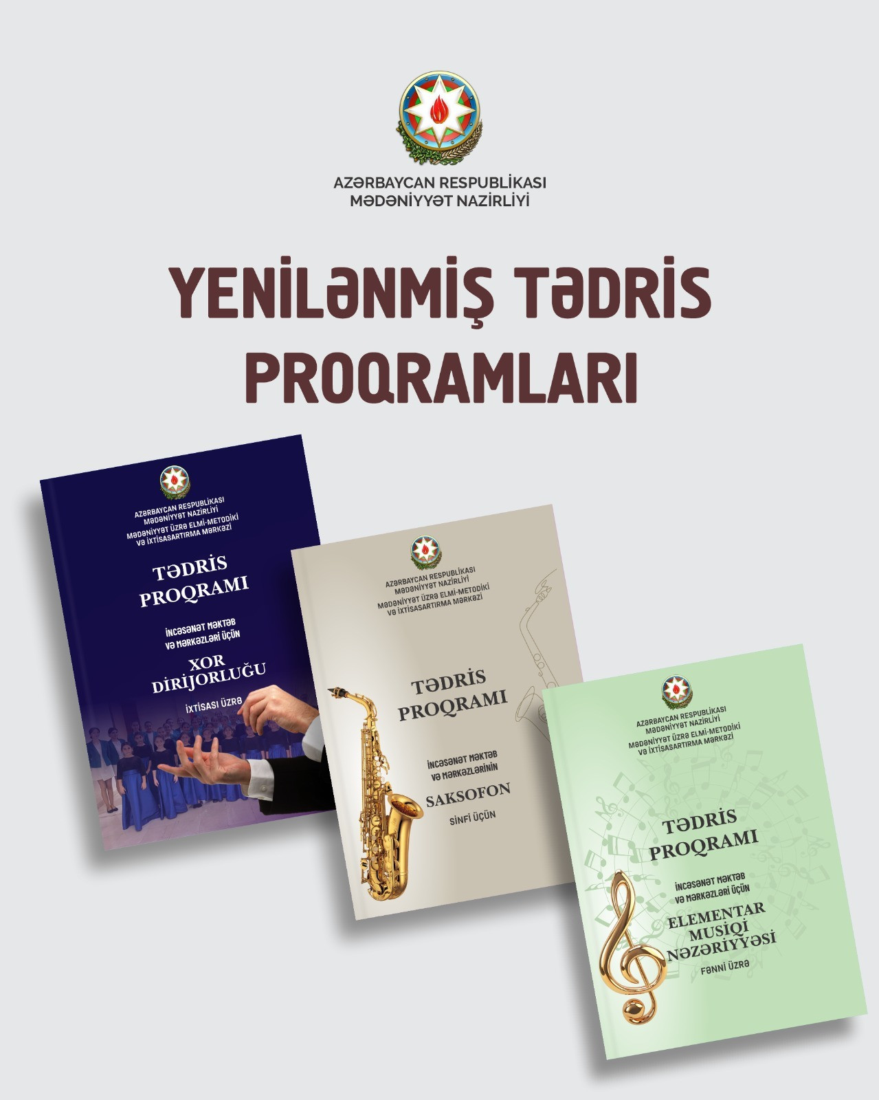 Xor dirijorluğu, saksofon ixtisasları və elementar musiqi nəzəriyyəsi fənni üzrə tədris proqramları yenilənib