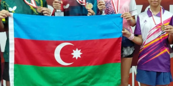 Azərbaycanın yeniyetmə stolüstü tennisçiləri Türkiyədə 4 medal qazanıblar