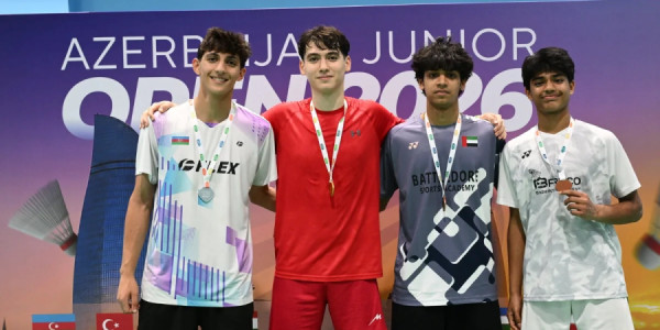 Azərbaycan badmintonçuları beynəlxalq turnirdə 4 medal qazanıb
